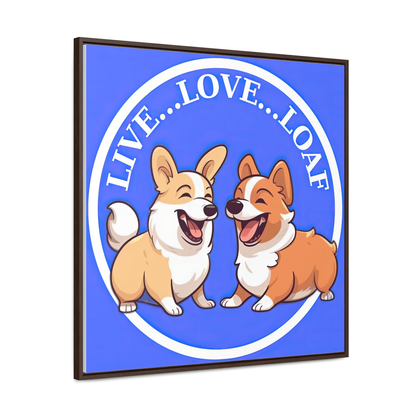 Live...Love...Loaf - Framed on Canvas