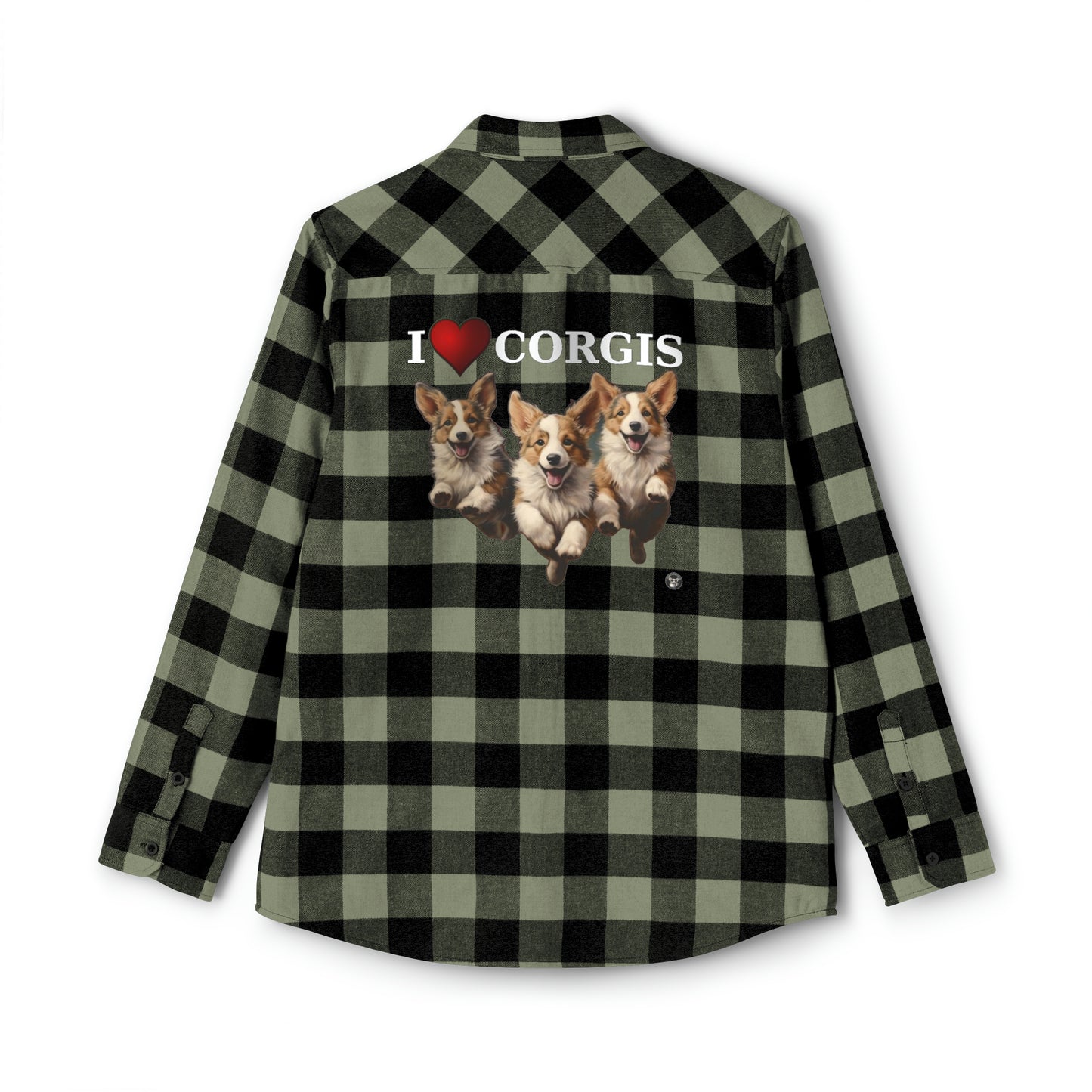 I Heart Corgis - Flannel Shirt
