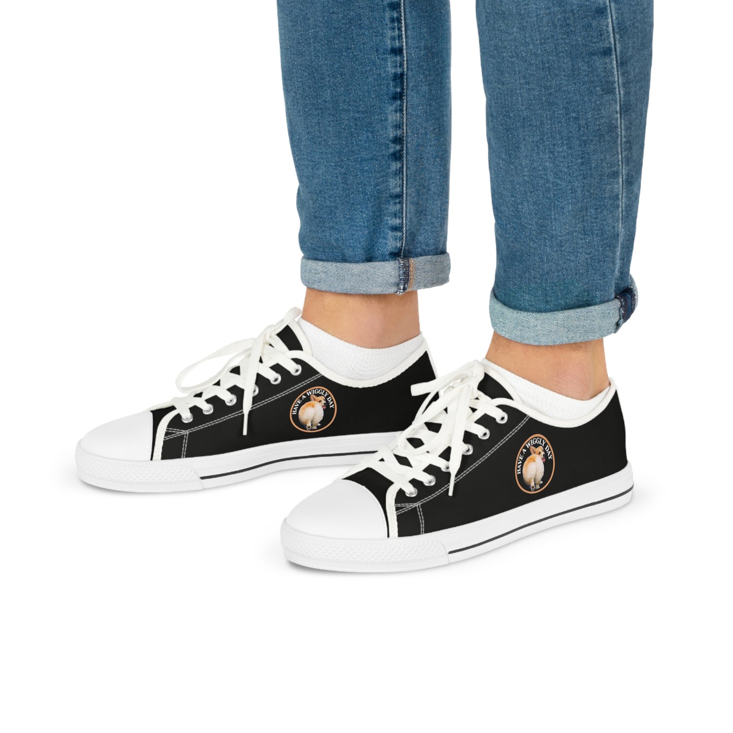 Have a Wiggly Day - Men's Low Top Sneakers