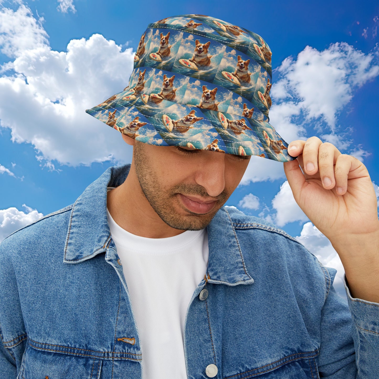Cowabunga Corgi - Bucket Hat