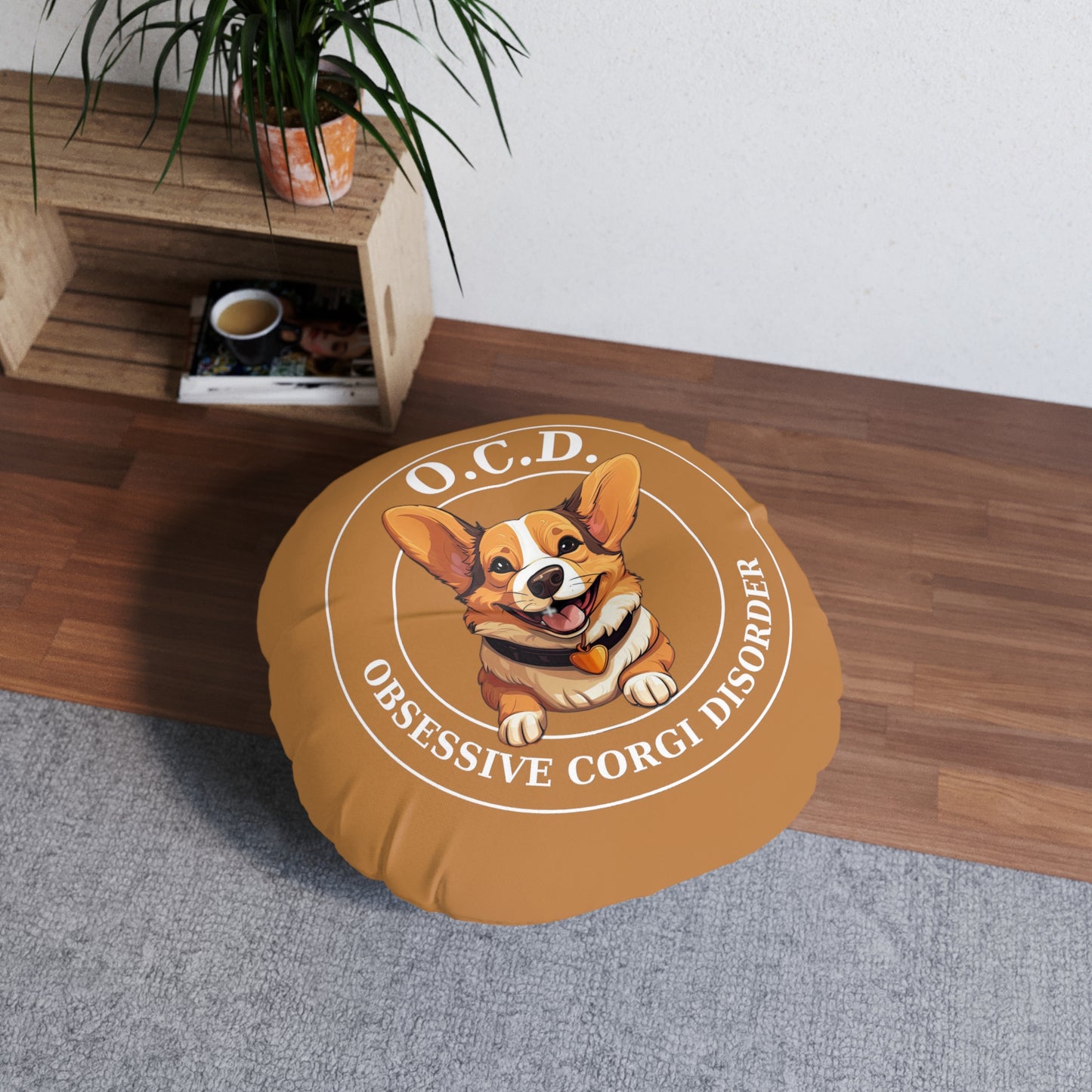 O.C.D. Obsessive Corgi Disorder - Floor Pillow