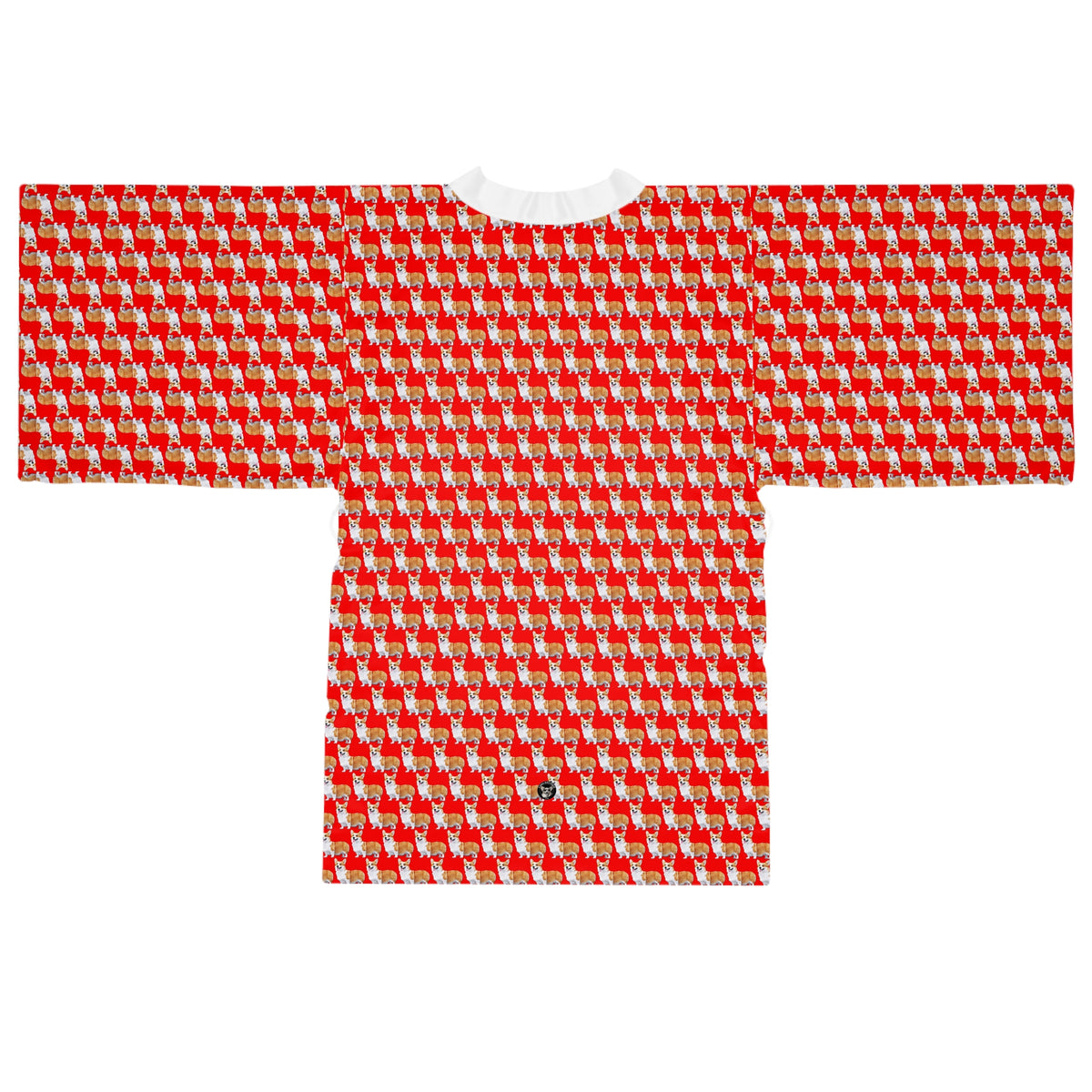 Best In Show Kimono Robe - Silky Red Corgi Housecoat