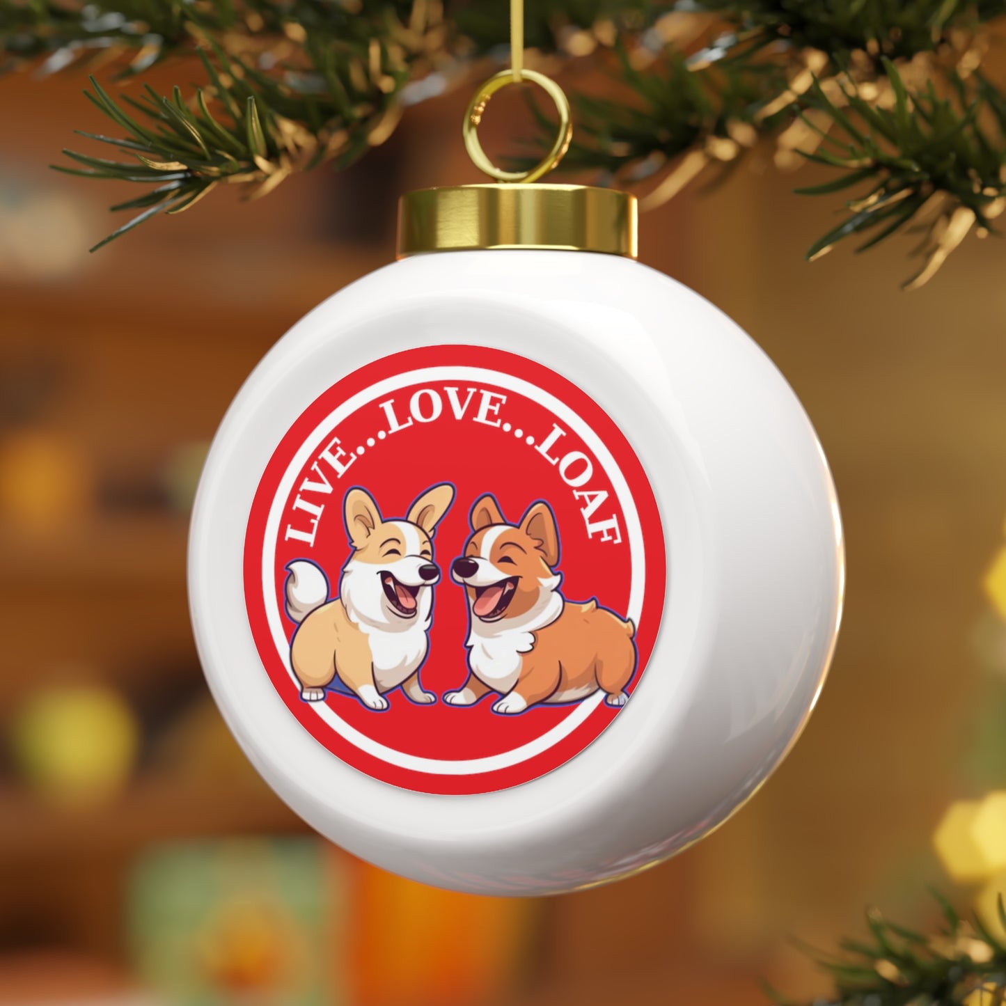 Live...Love...Loaf - Christmas Tree Ball