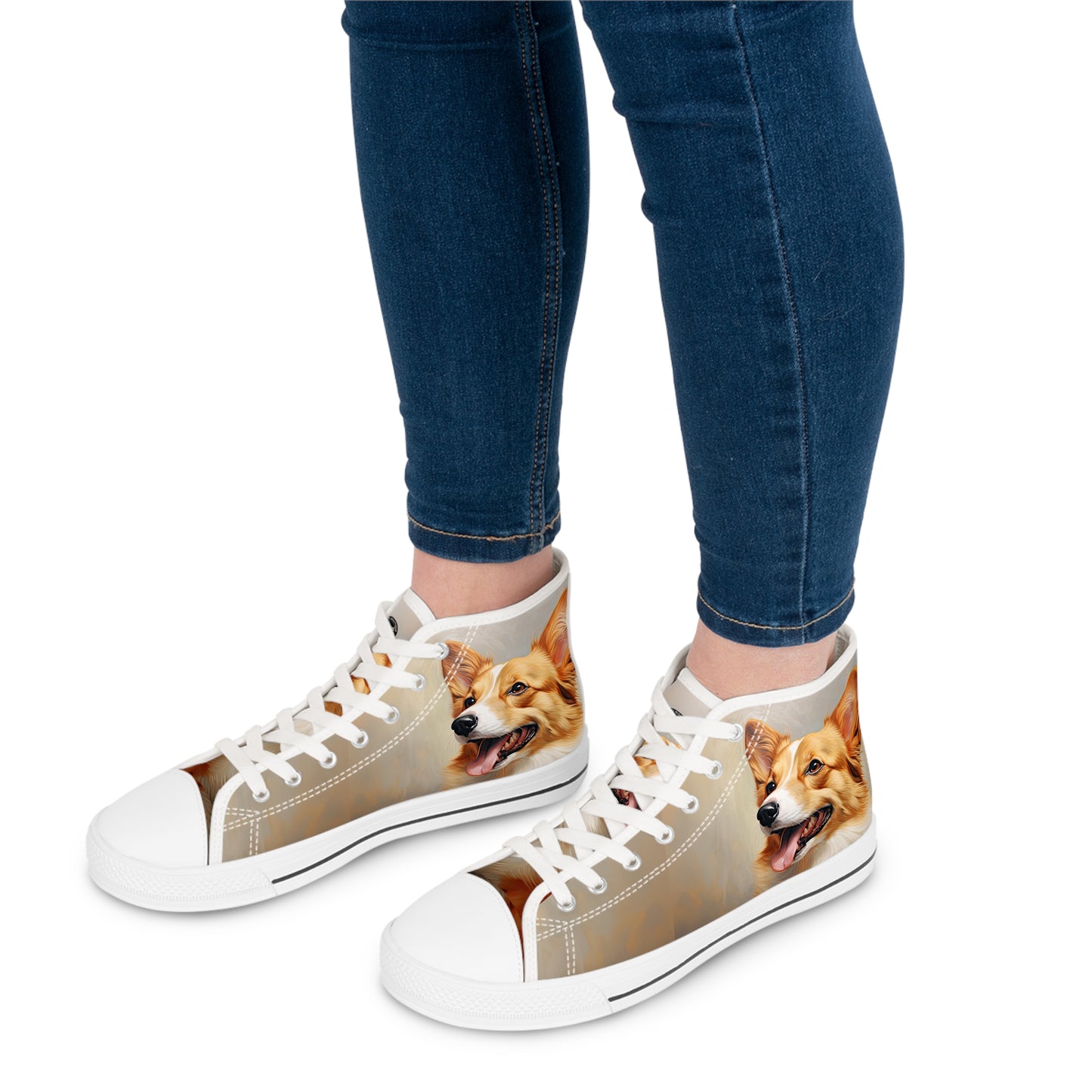 Pembroke Portrait - Women's High Top Sneakers