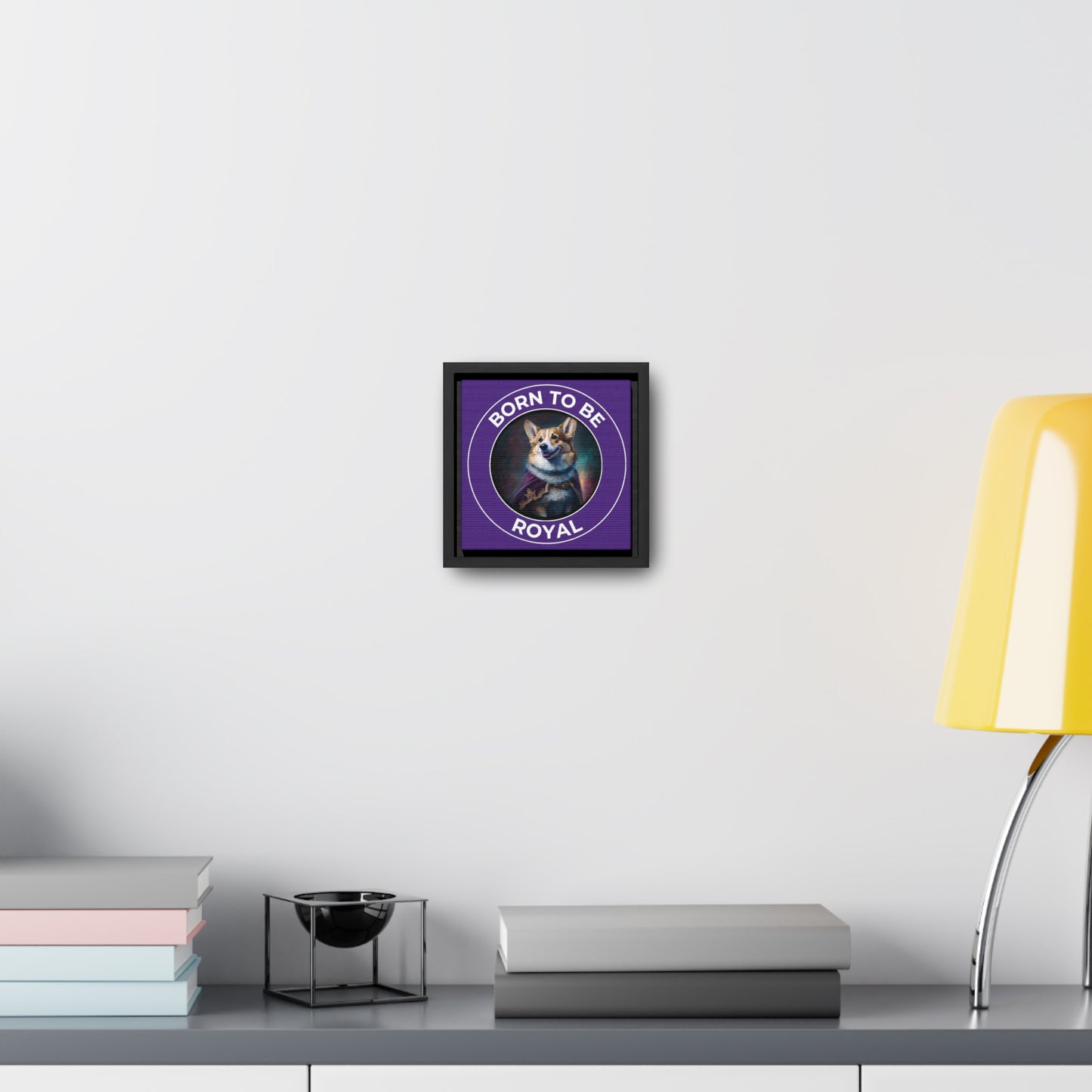 Born To Be Royal - Framed on Canvas