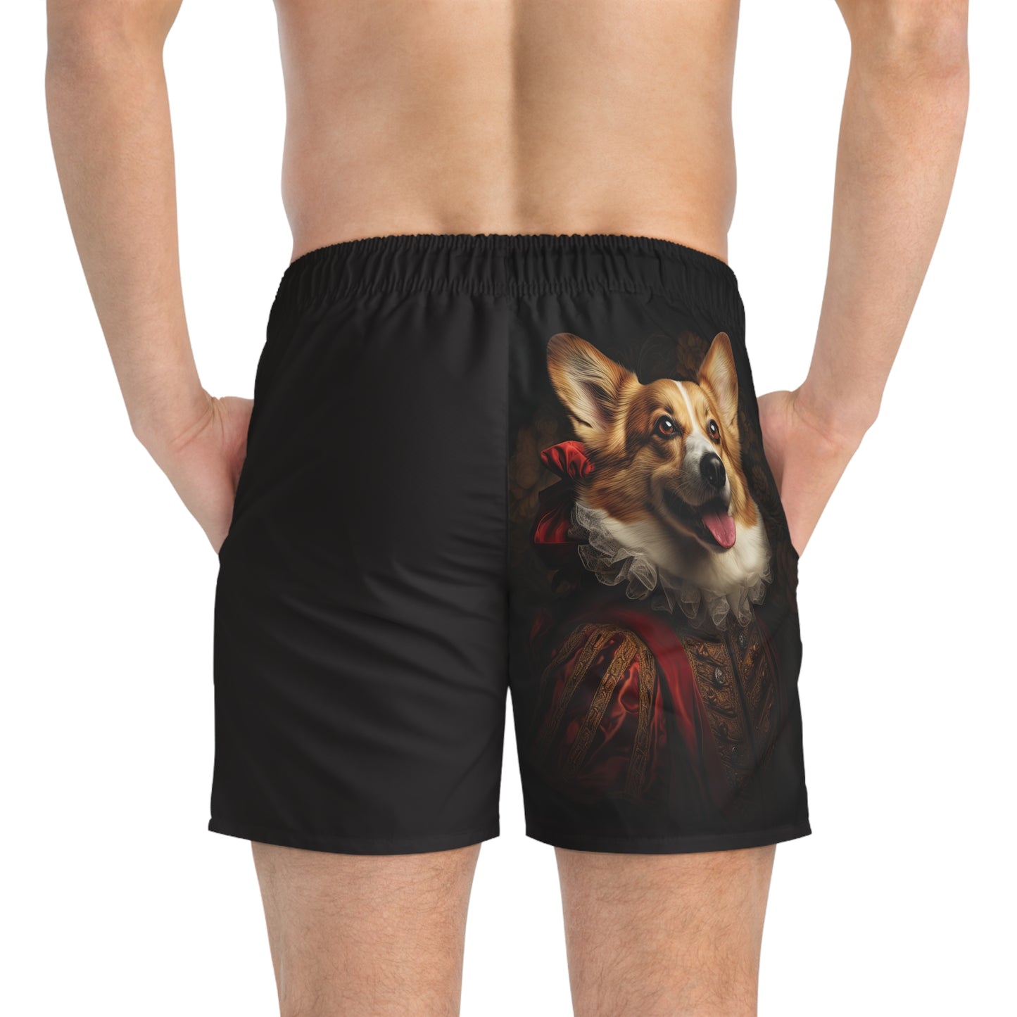 Renaissance Corgi Swim Trunks