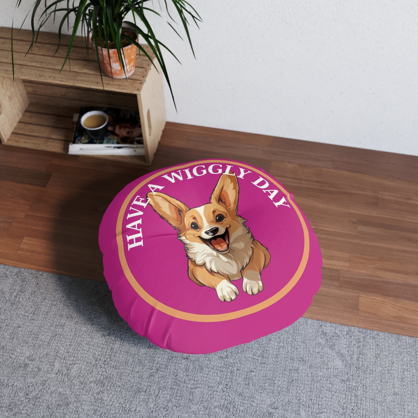 Have a Wiggly Day - Floor Pillow