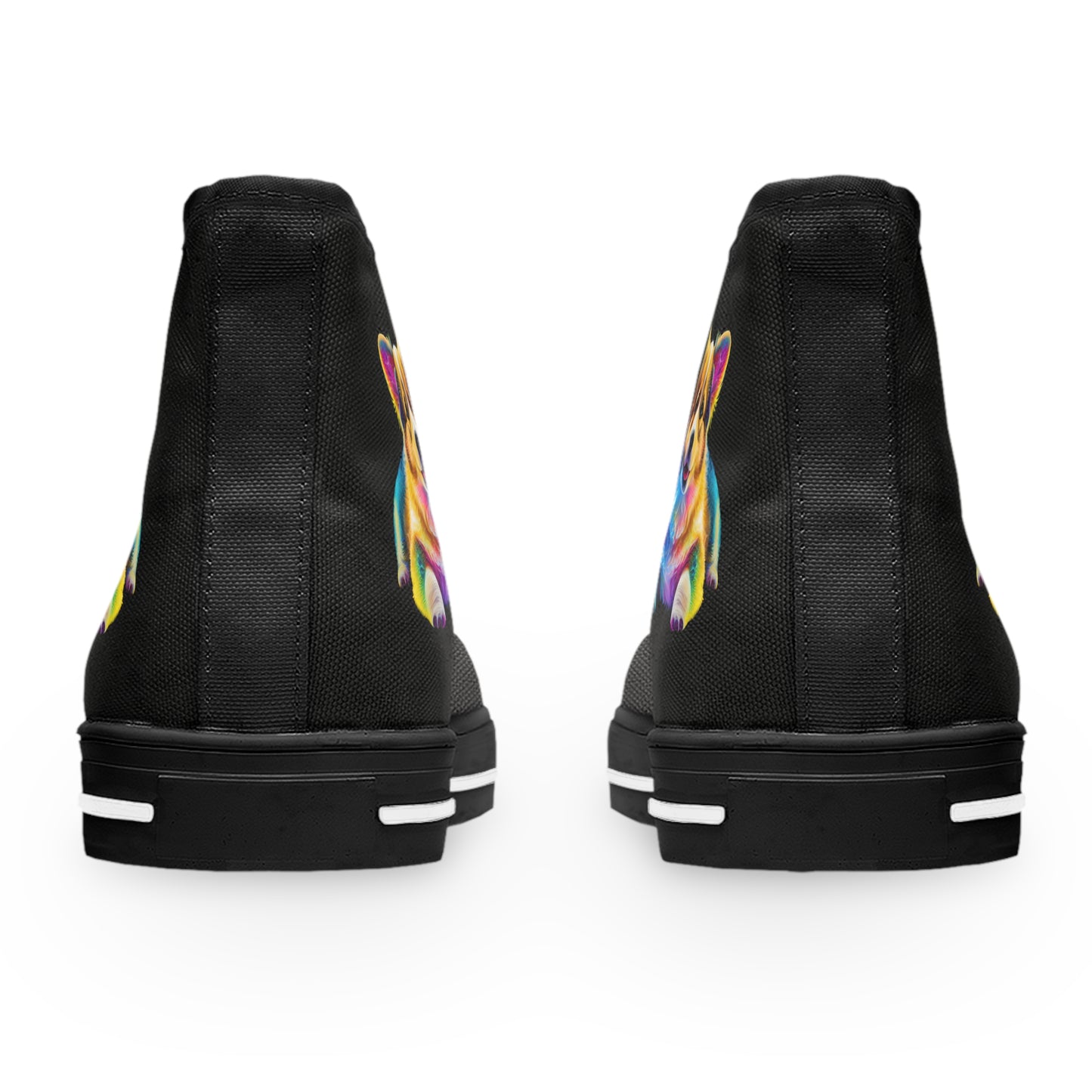 Colorful Corgi - Women's High Top Sneakers