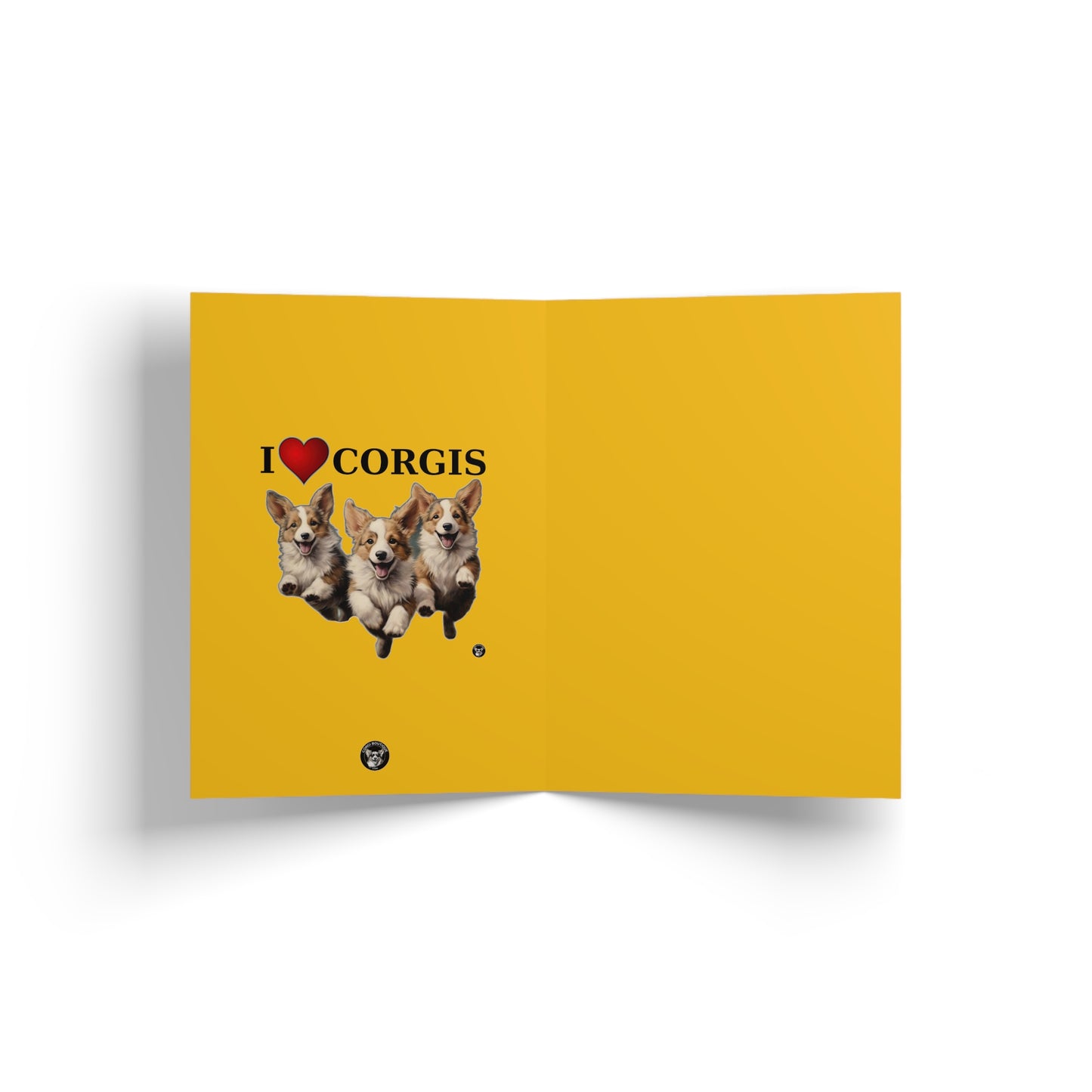 I Heart Corgis - Greeting Card