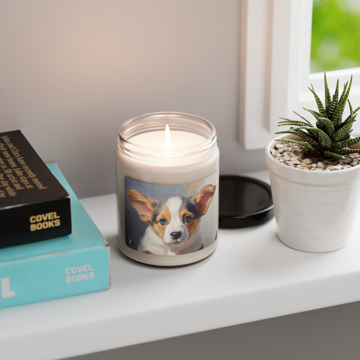 Puppy Portrait - Scented Soy Candle