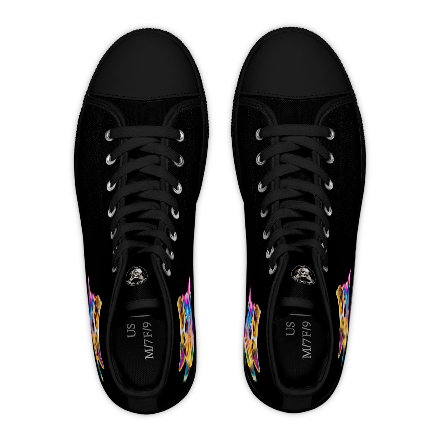 Colorful Corgi - Women's High Top Sneakers