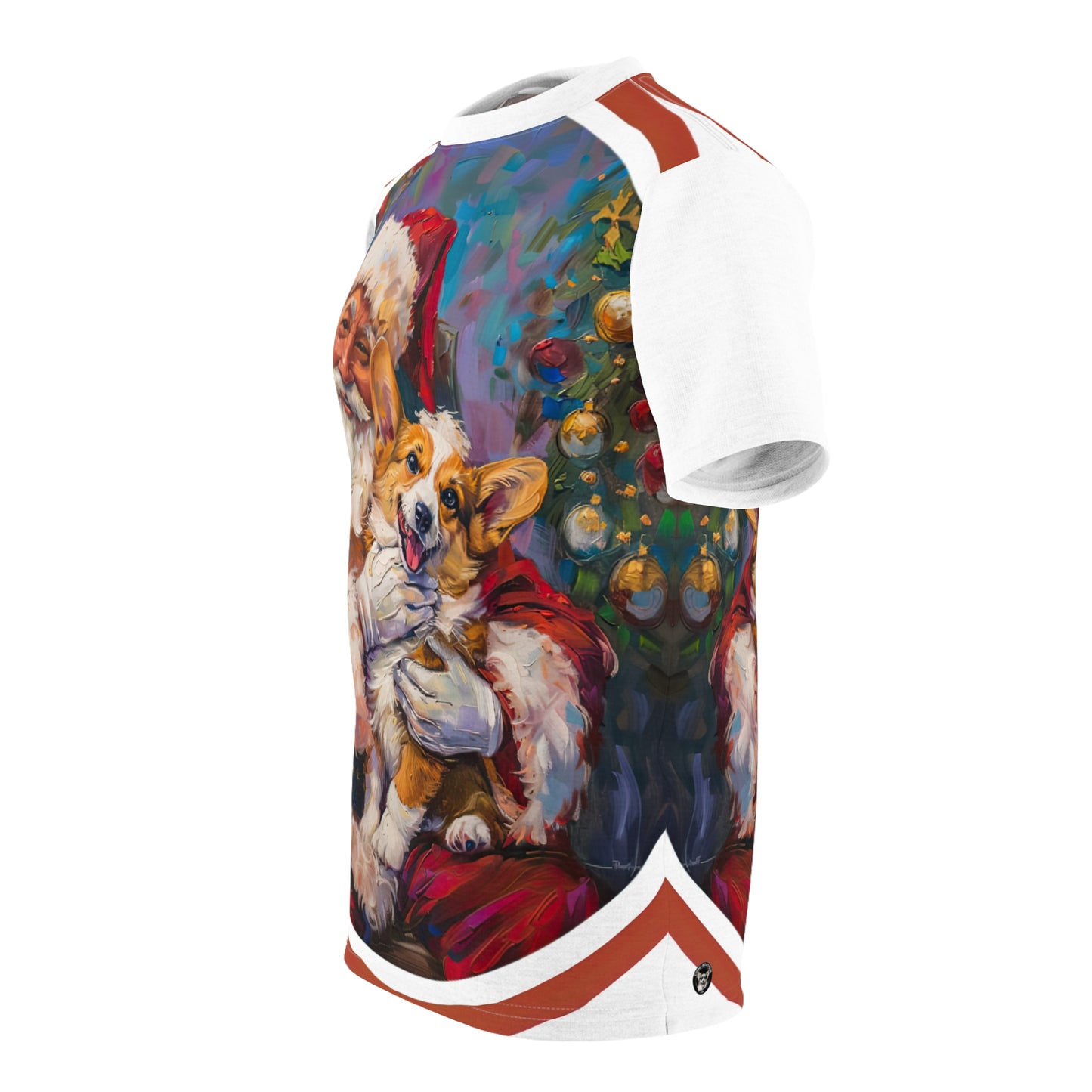 T-shirt Corgi de Noël audacieux