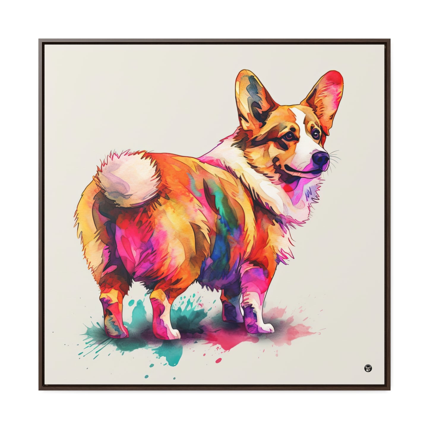 The Observer - Framed on Canvas