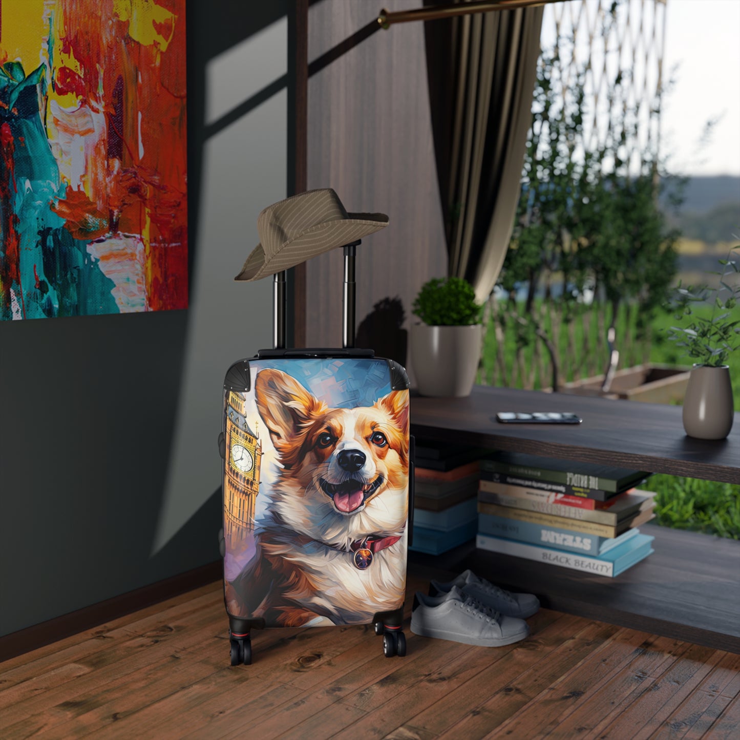 Corgi and Ben - Suitcase