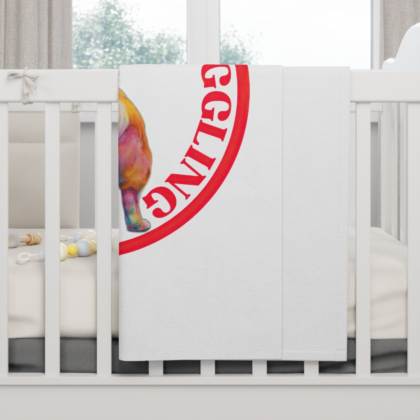 Just Keep Wiggling - Baby Blanket