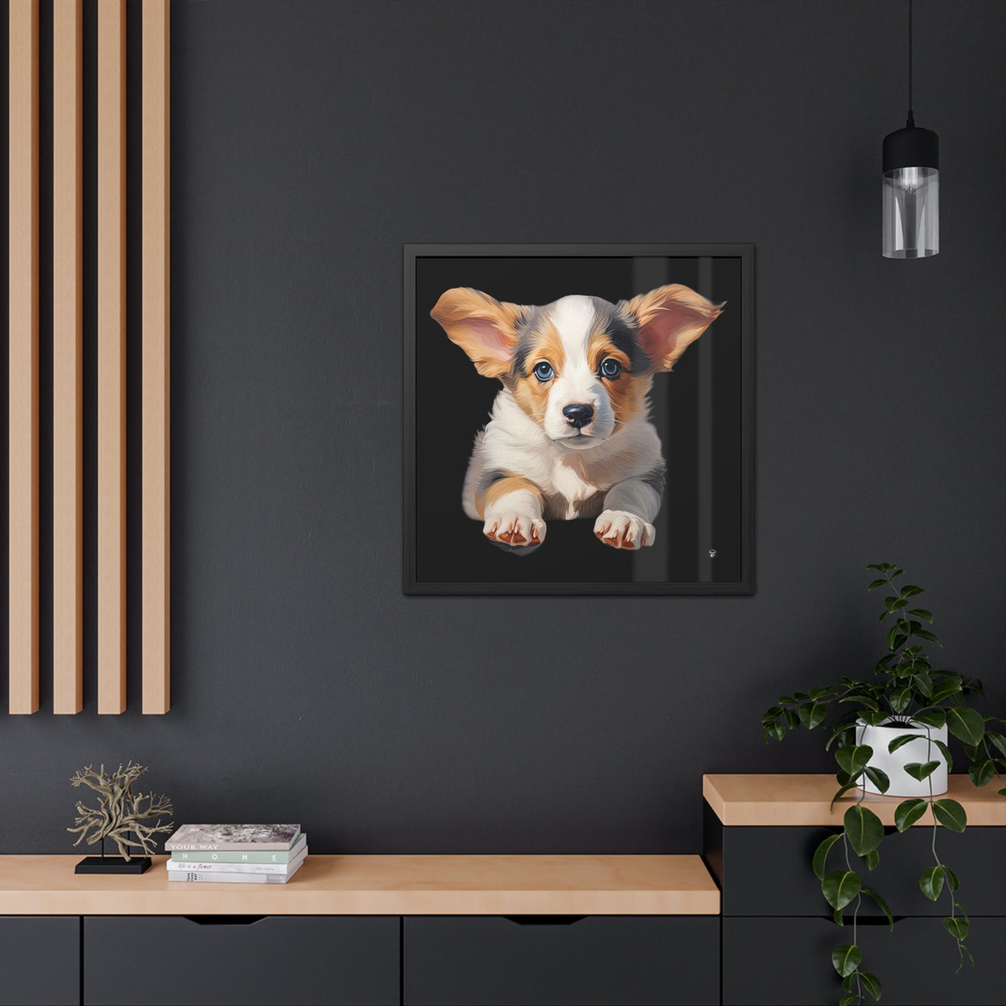 Puppy Portrait - Framed Print