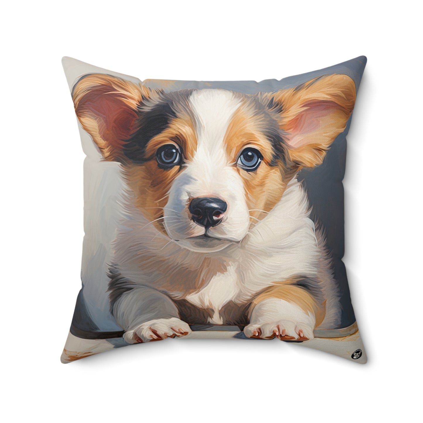 Puppy Poprtrait - Throw Pillow