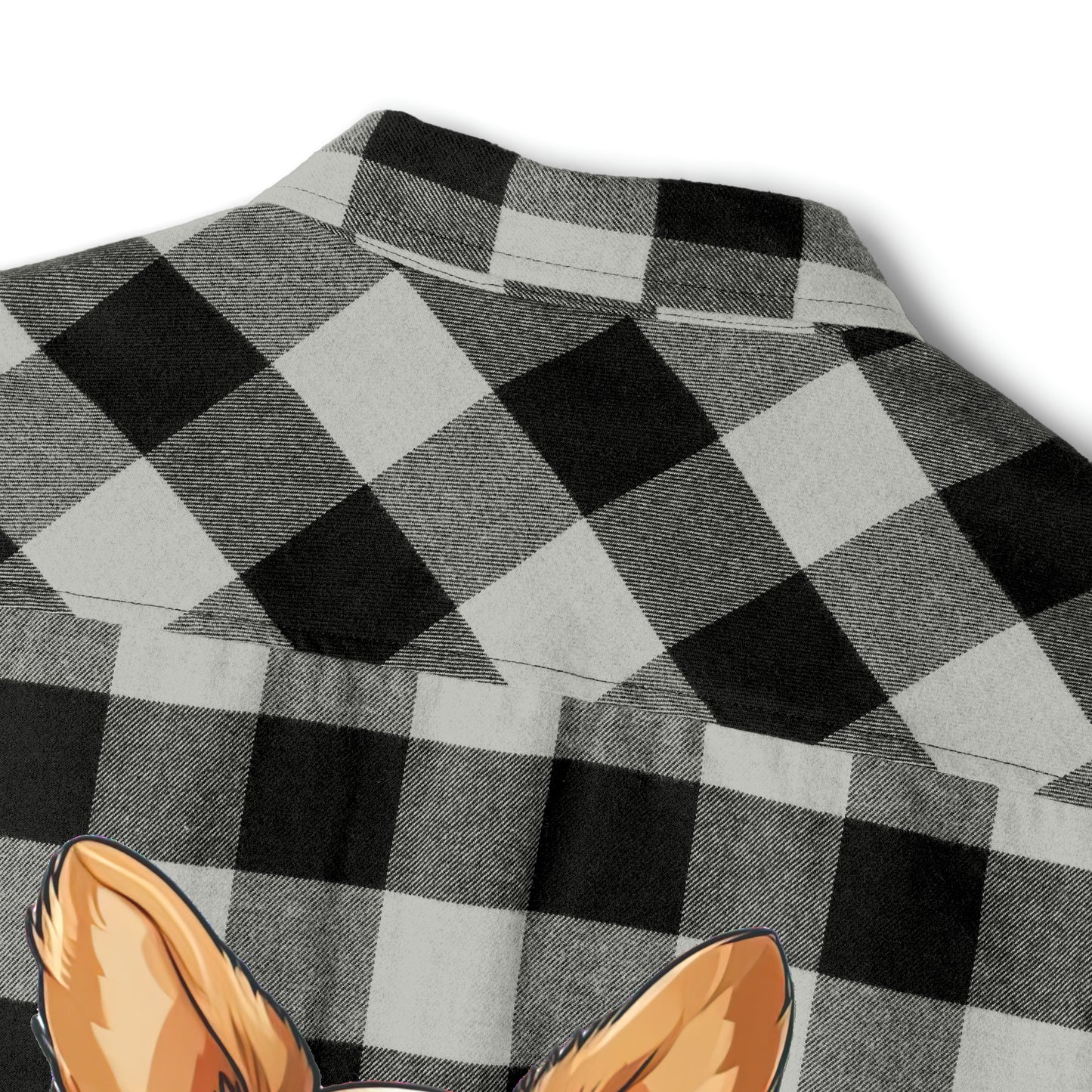Corgi Cuteness - Flannel Shirt