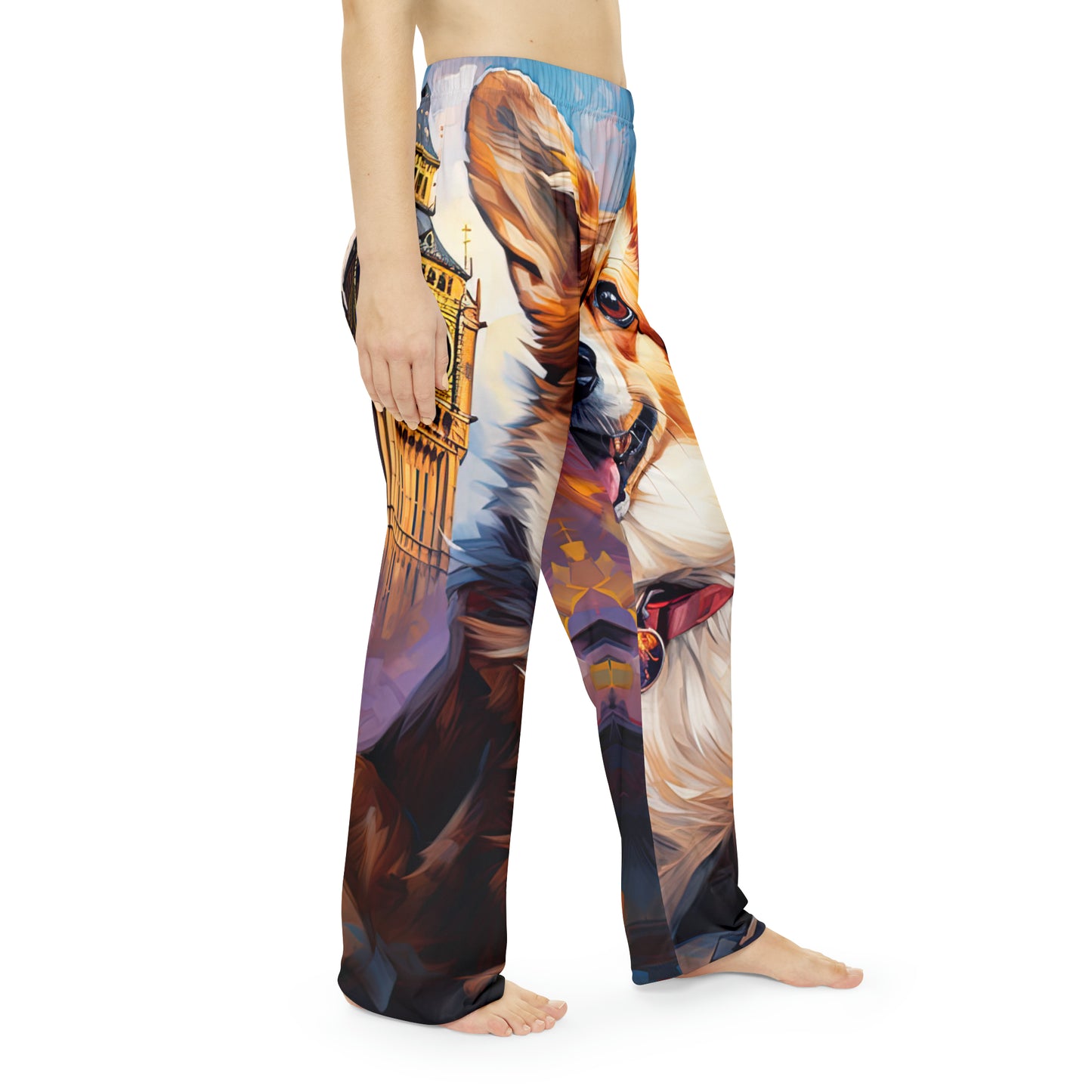 Corgi and Ben - Women's Pajama Pants
