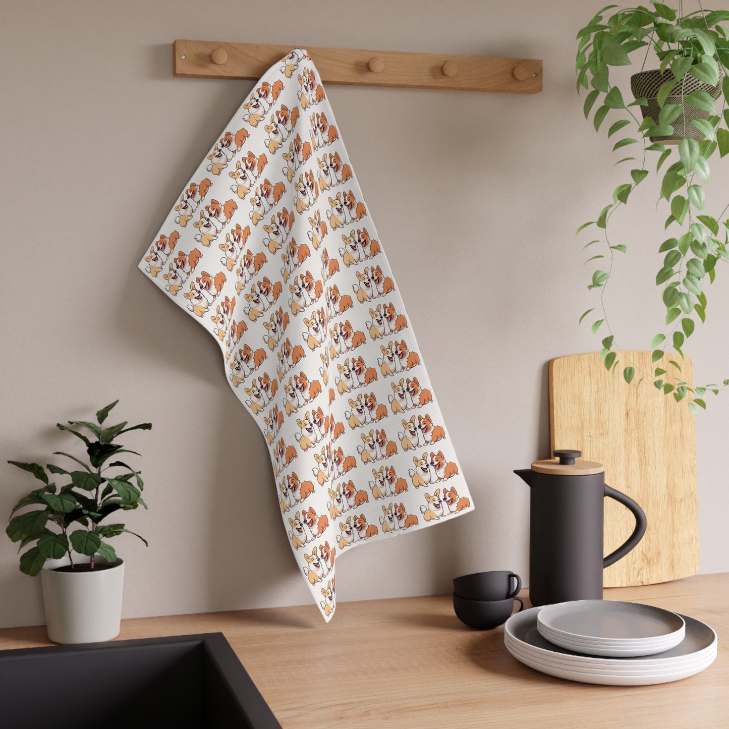 Corgi Couple - Kitchen Towel