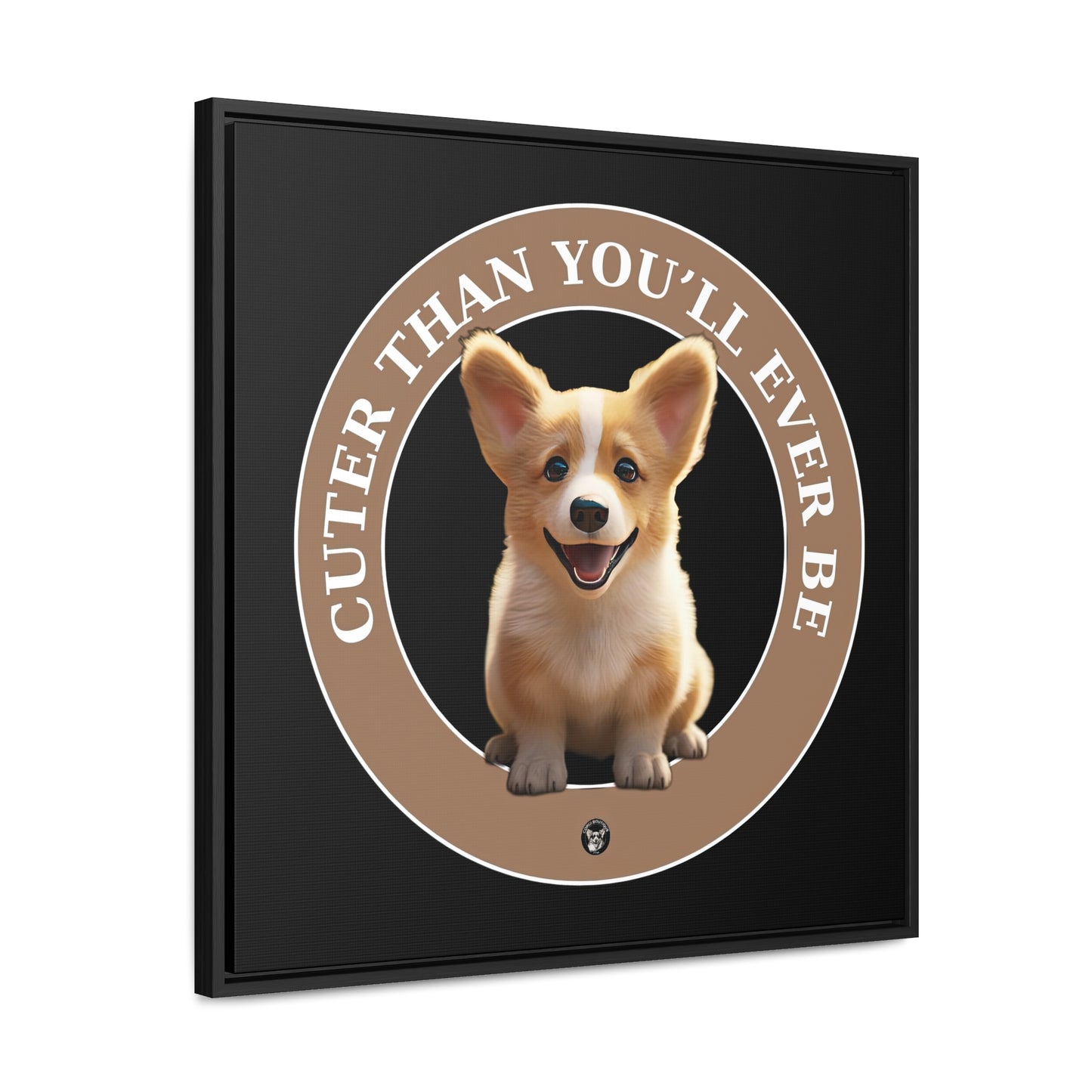 Cuter Than You - Framed on Canvas