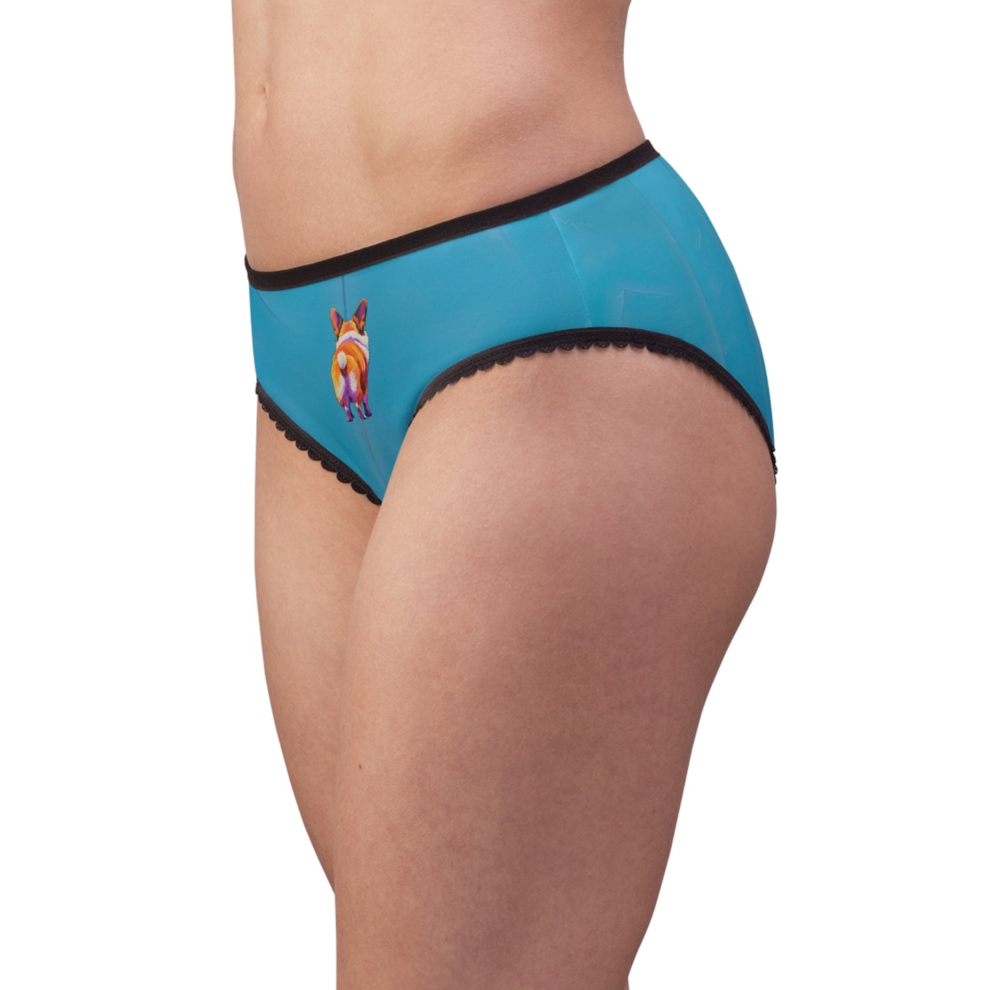 Corgi Butt Panties in Blue