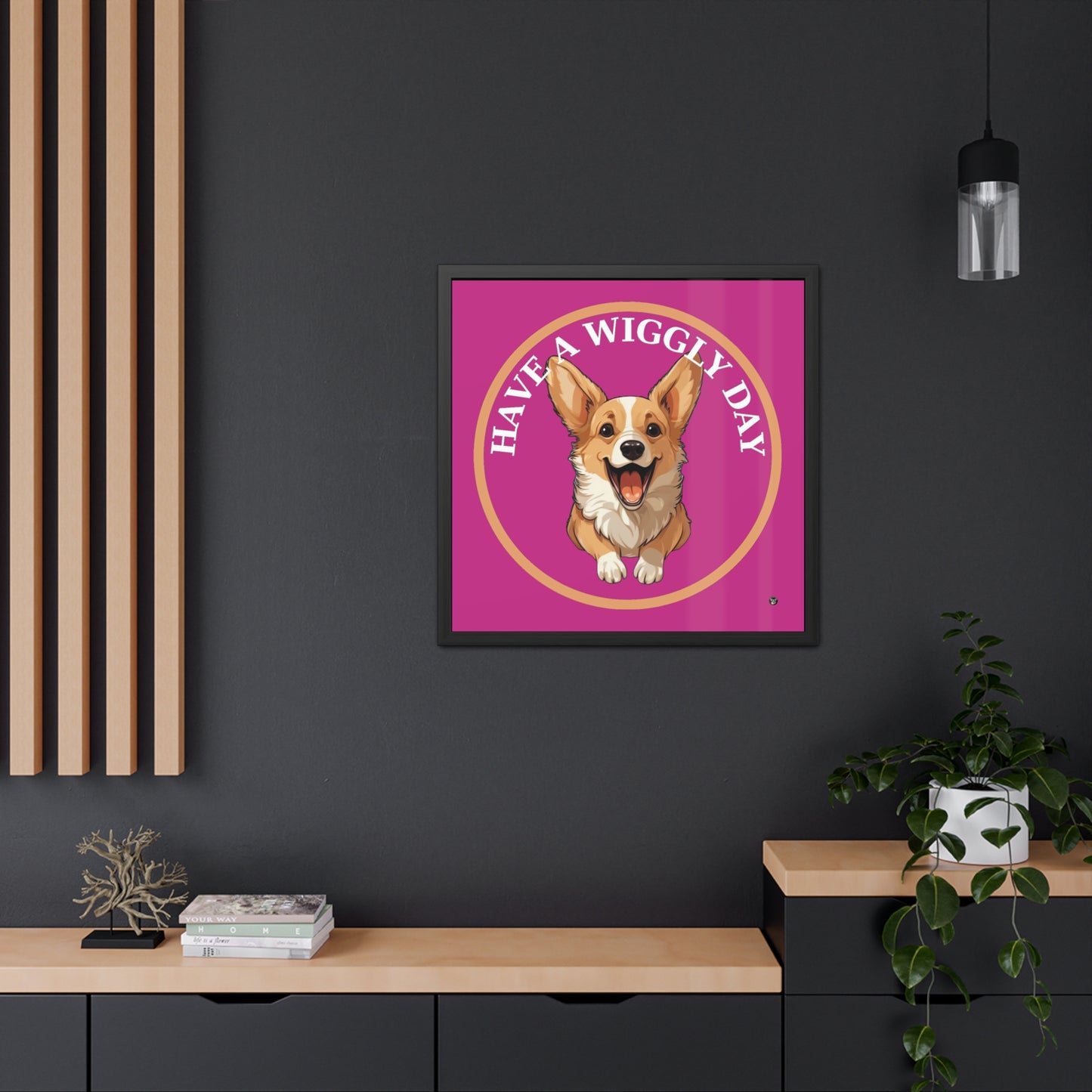 Have a Wiggly Day - Framed Print