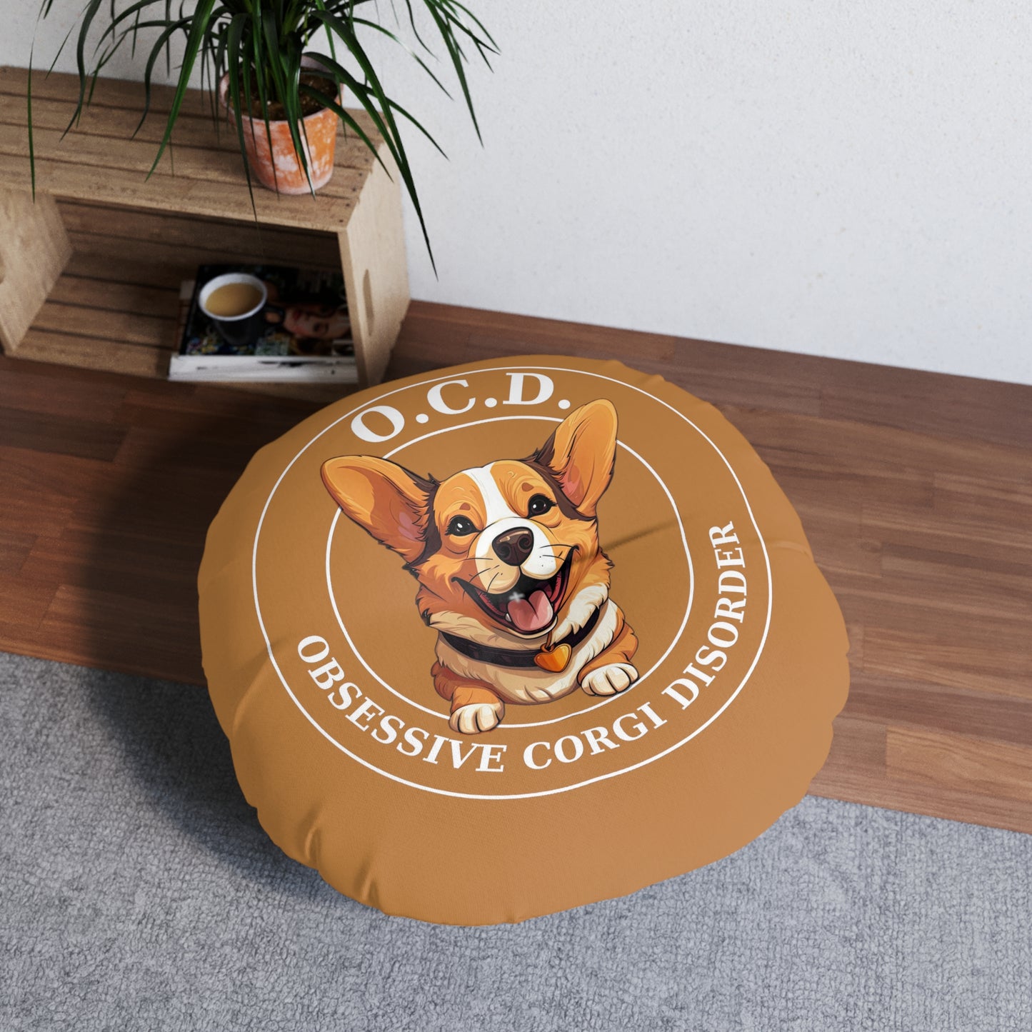 O.C.D. Obsessive Corgi Disorder - Floor Pillow
