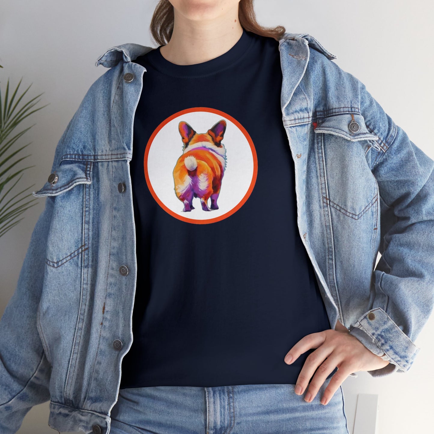 Corgi Butt - Unisex Heavy Cotton Tee