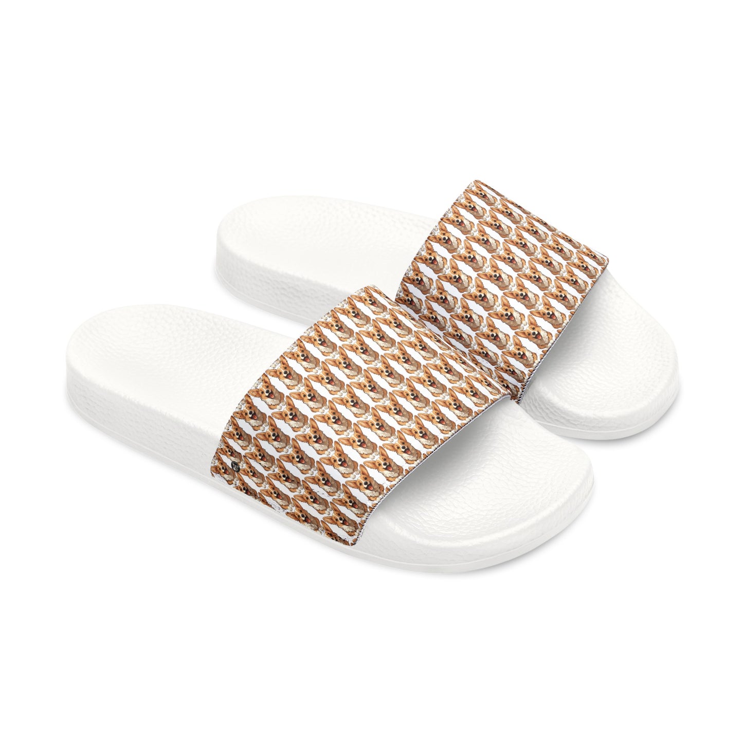 Corgi Cuteness Mosaic - Women's Slide Sandals