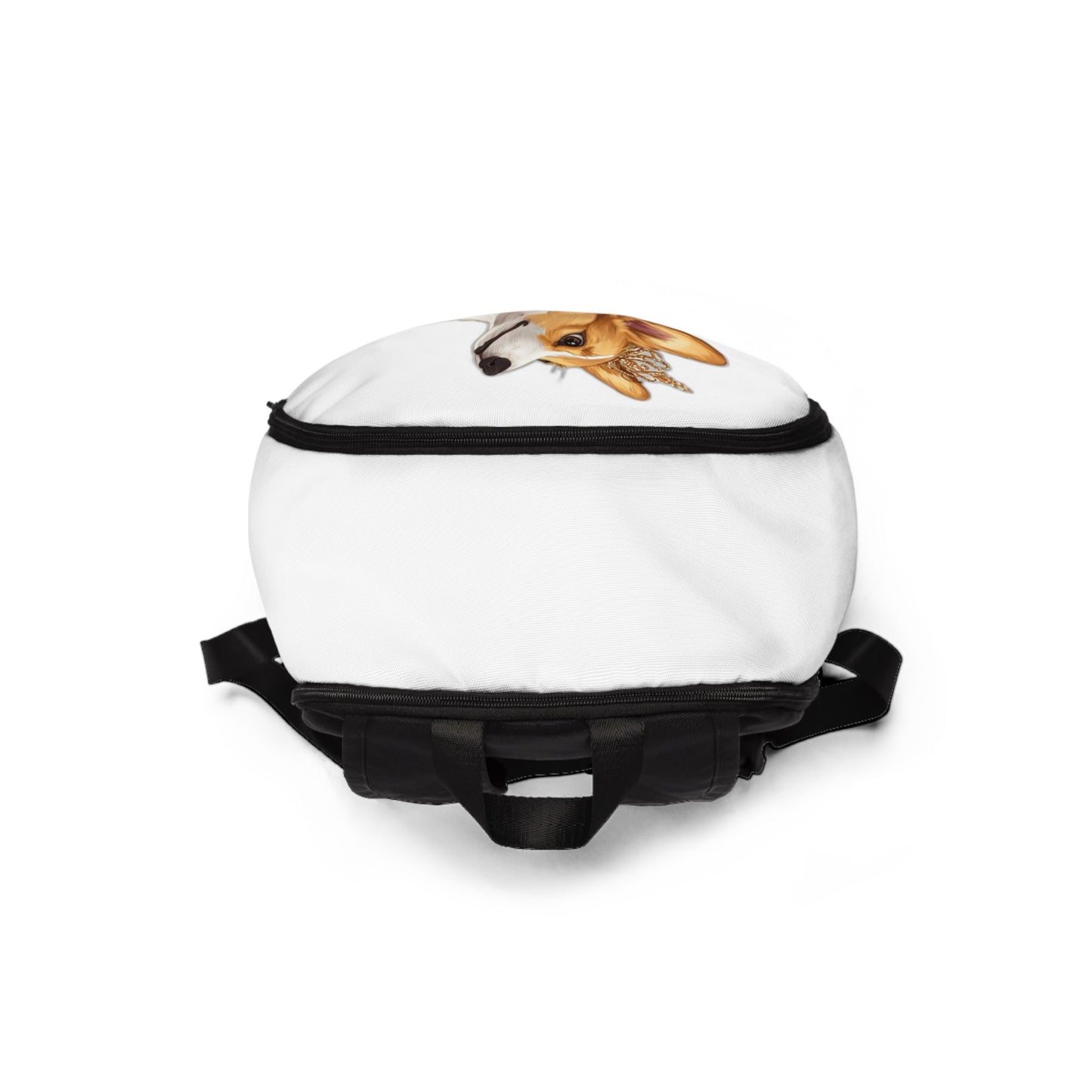 Princess Corgi White & Pink Backpack — Royal Corgi Rucksack