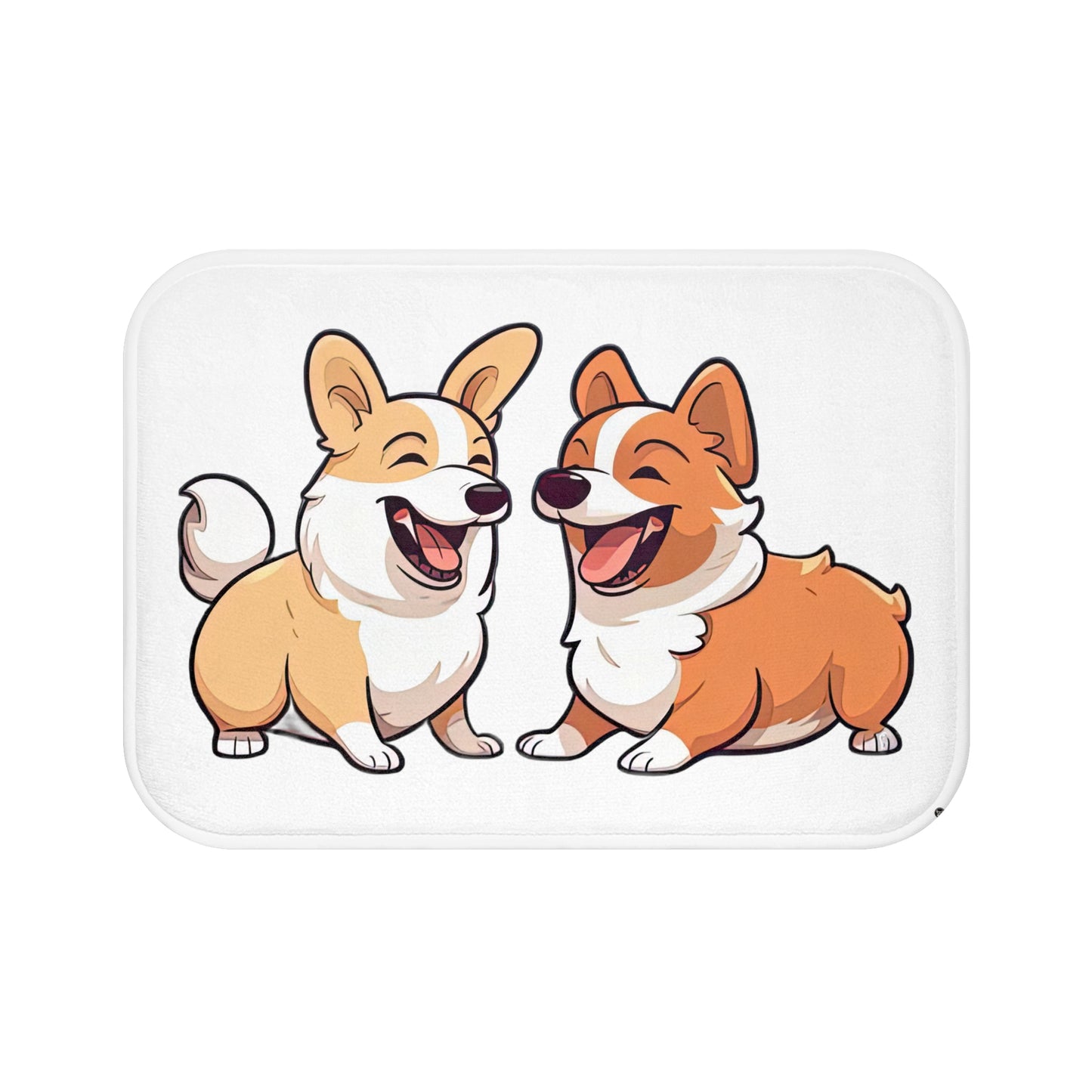 Corgi Couple - Bath Mat