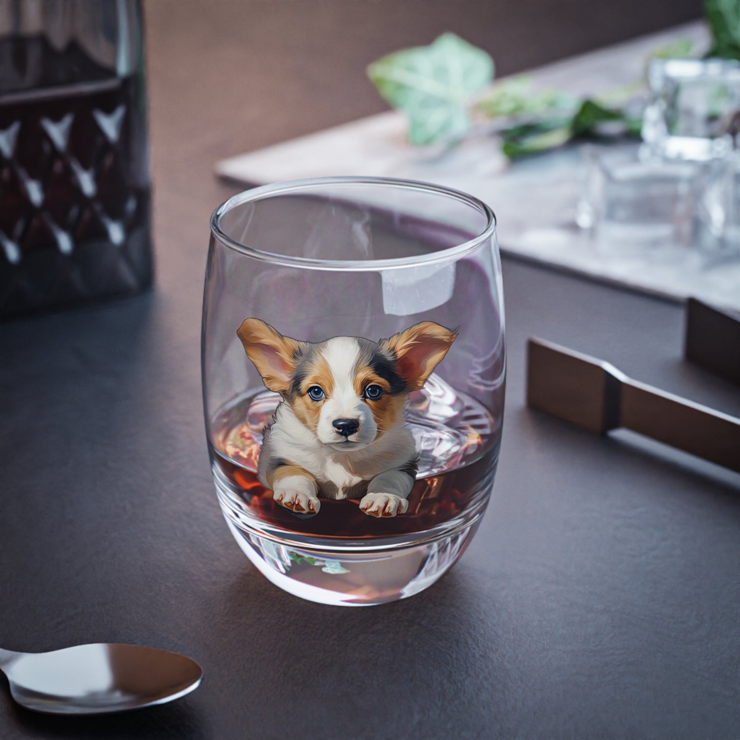 Puppy Portrait - Whiskey/Juice Glass