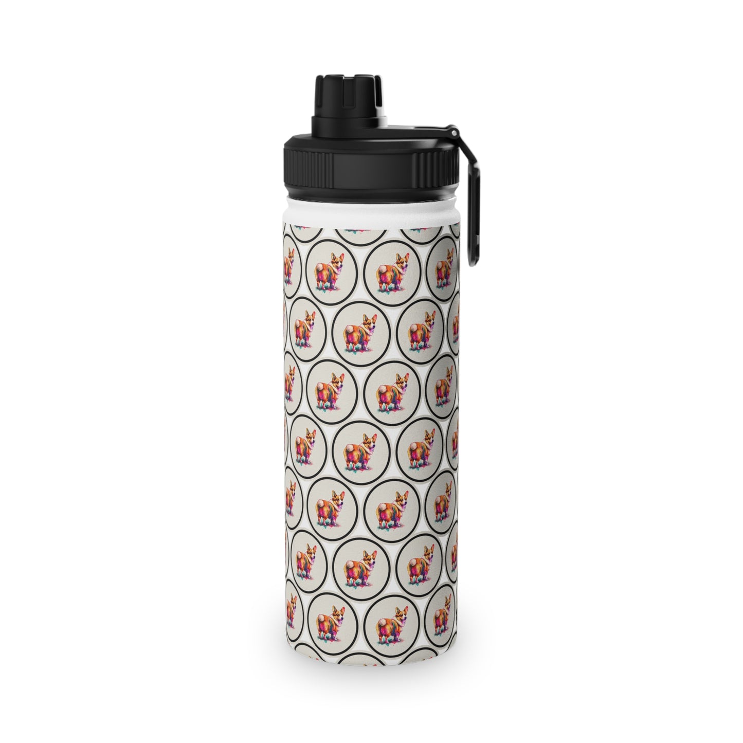 The Observer Mosaic - Water Bottle with Sport Lid