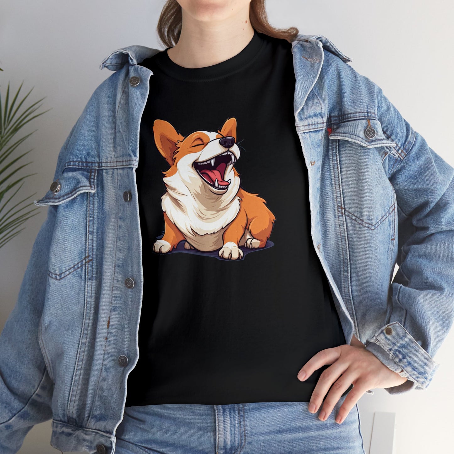Comical Corgi - Unisex Heavy Cotton Tee
