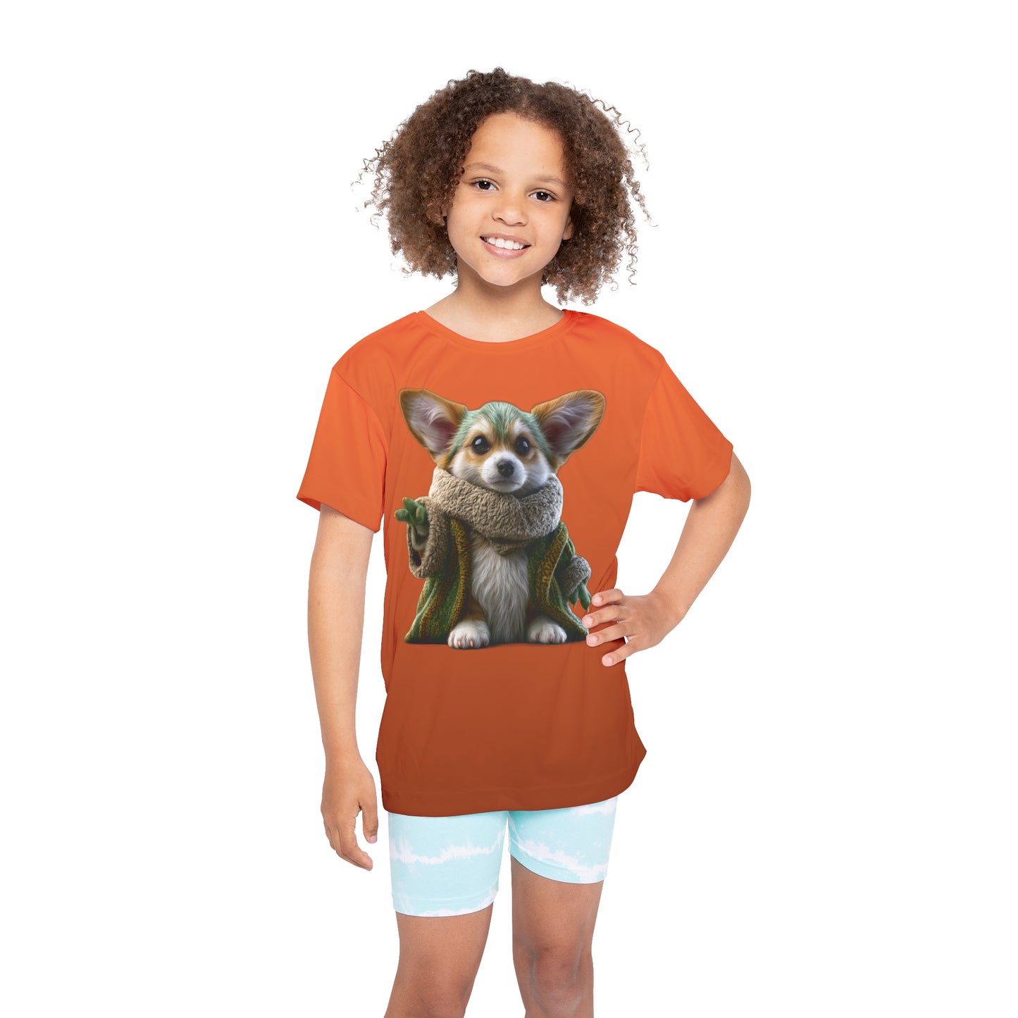 Grogu the Corgi Kid's Sports Tee