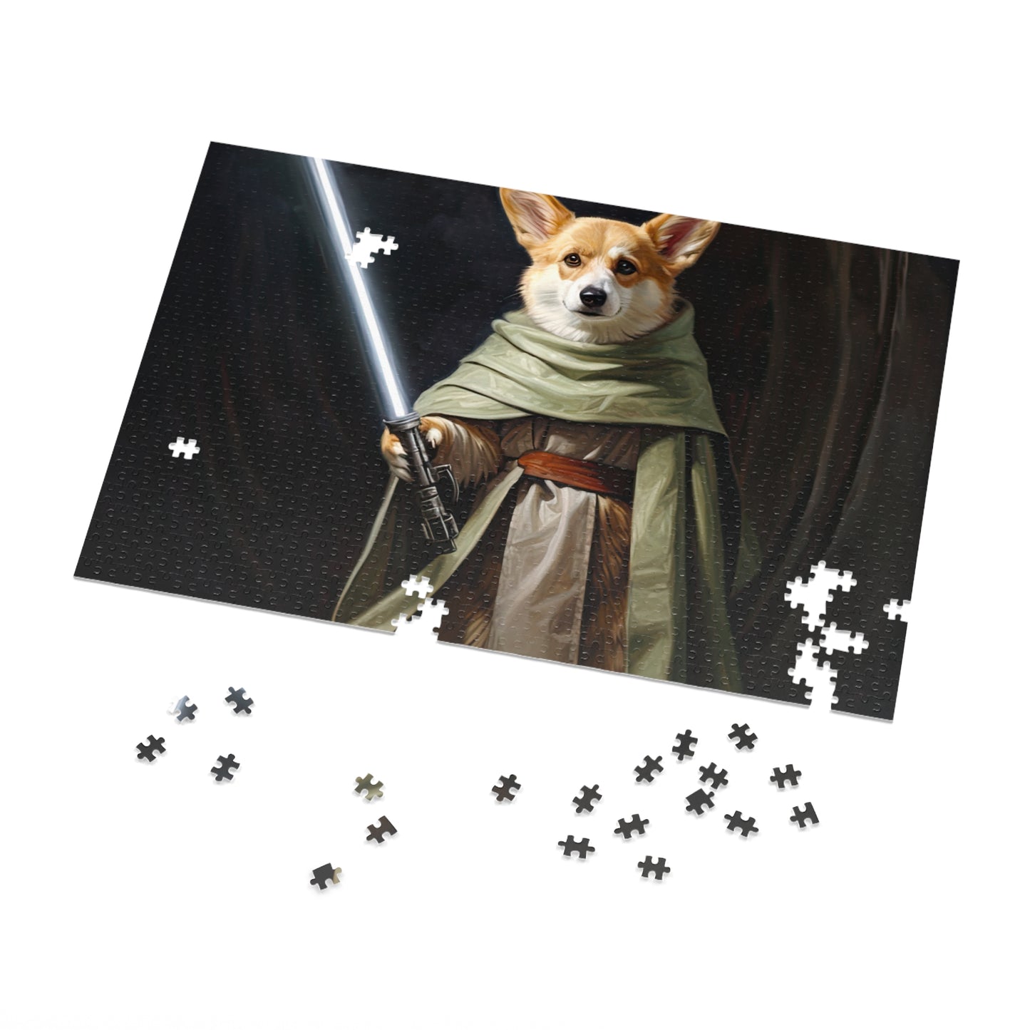 Jedi Corgi - Jigsaw Puzzle
