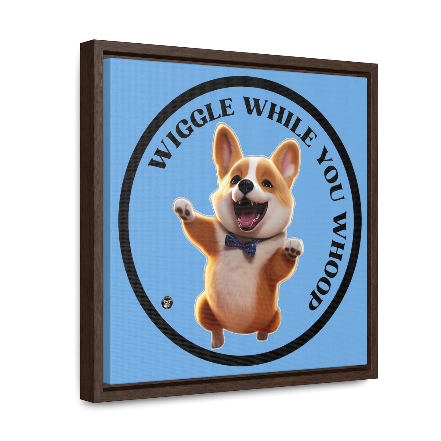 Wiggle While You Whoop - Framed on Canvas