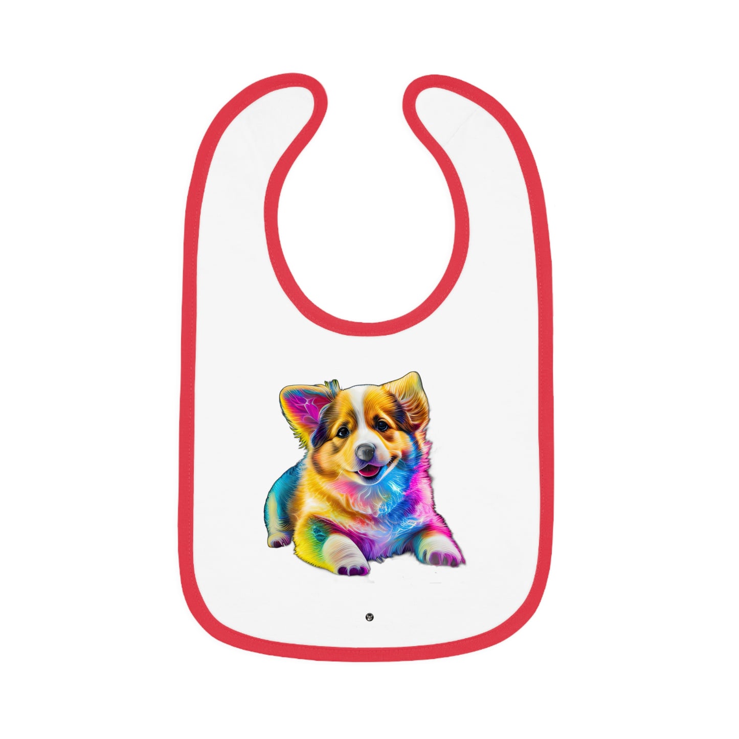 Colorful Corgi - Baby Bib