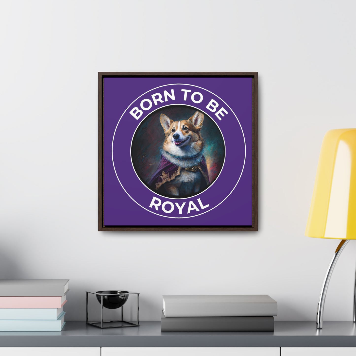 Born To Be Royal - Framed on Canvas