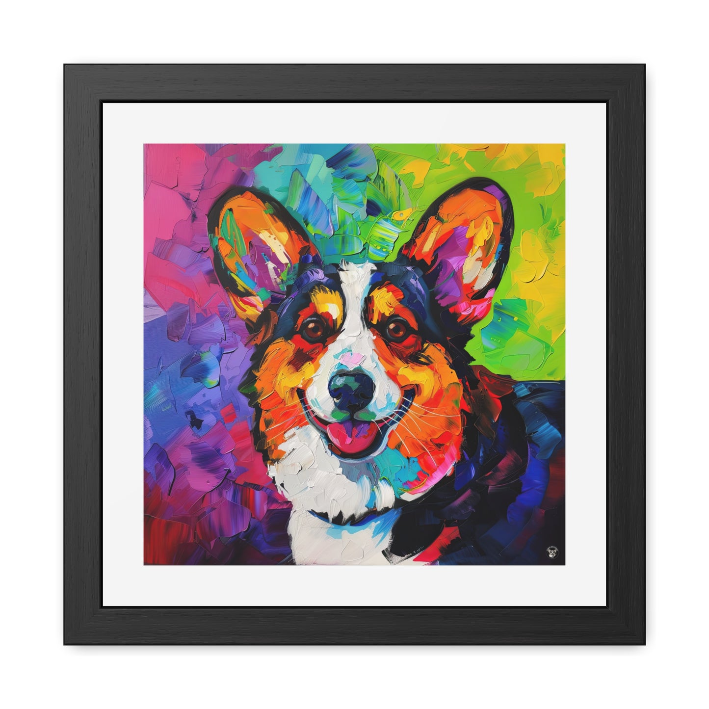 Colorful Cardigan - Framed Print
