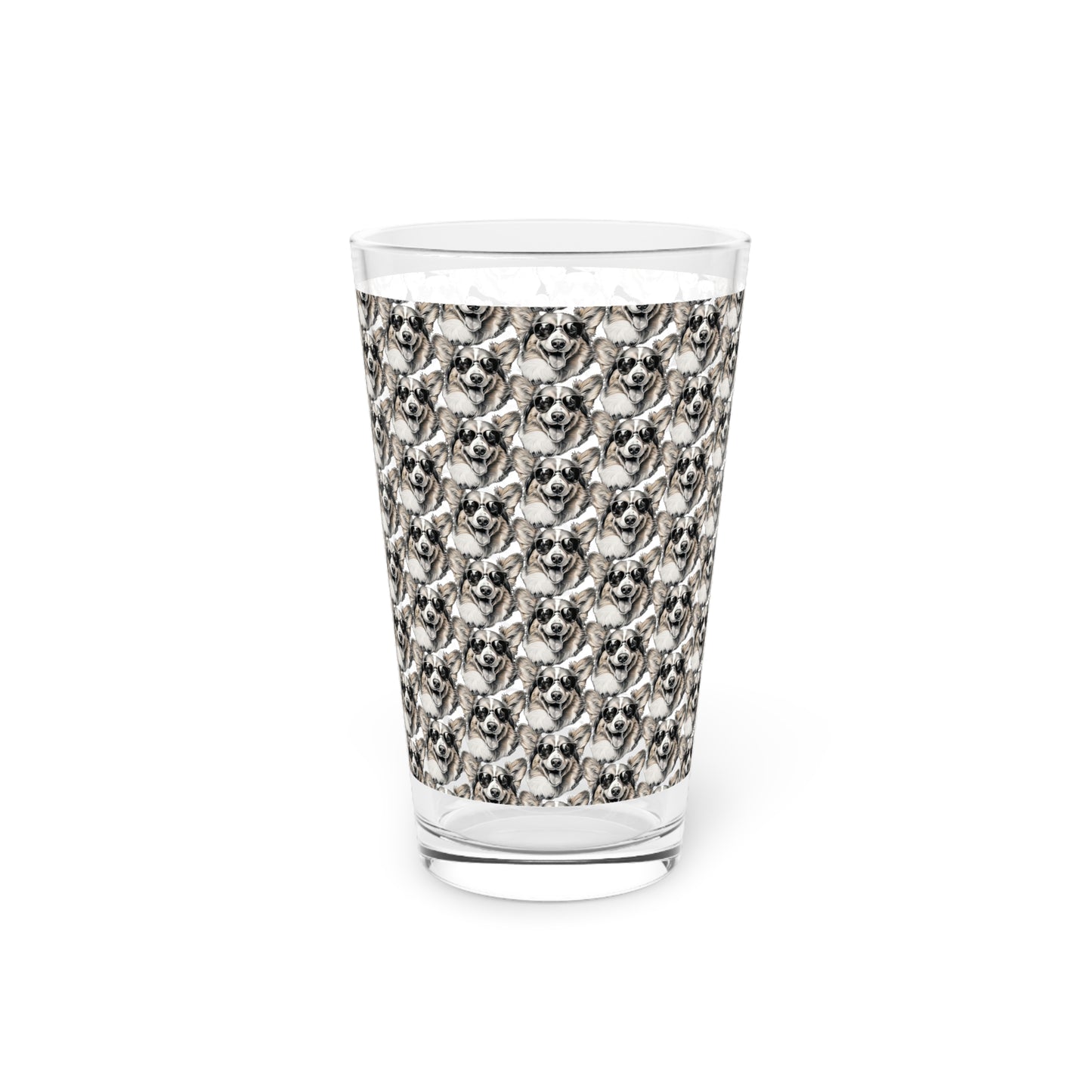 Corgi Cool Mosaic - Pint Glass