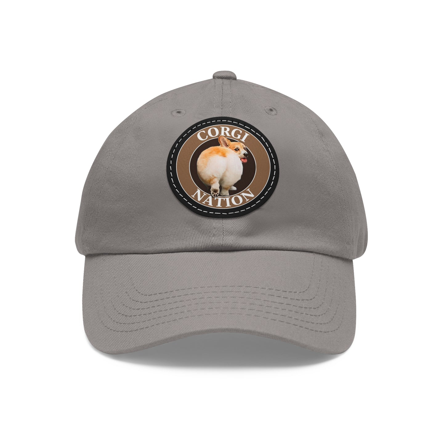 Corgi Nation - Cap with Leather Patch