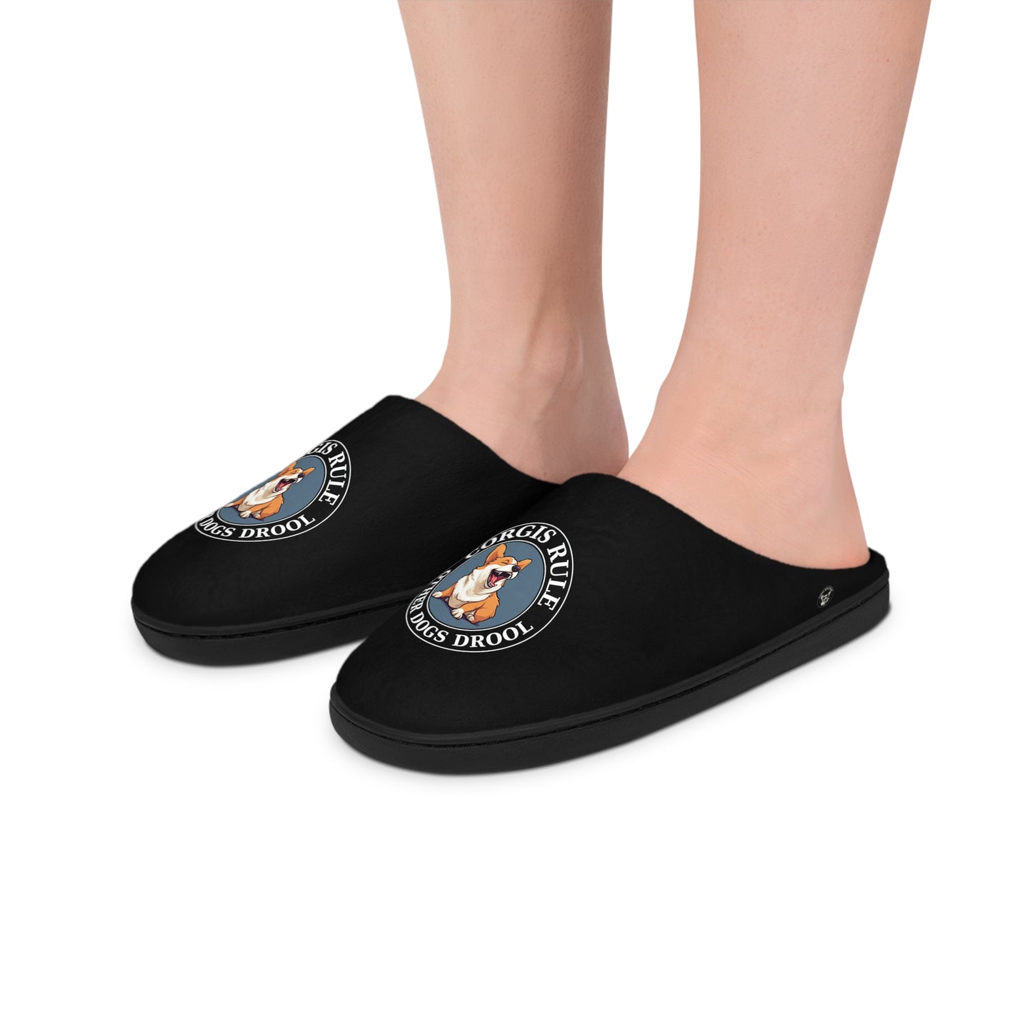 Corgis Rule...Other Dogs Drool - Men's Slippers