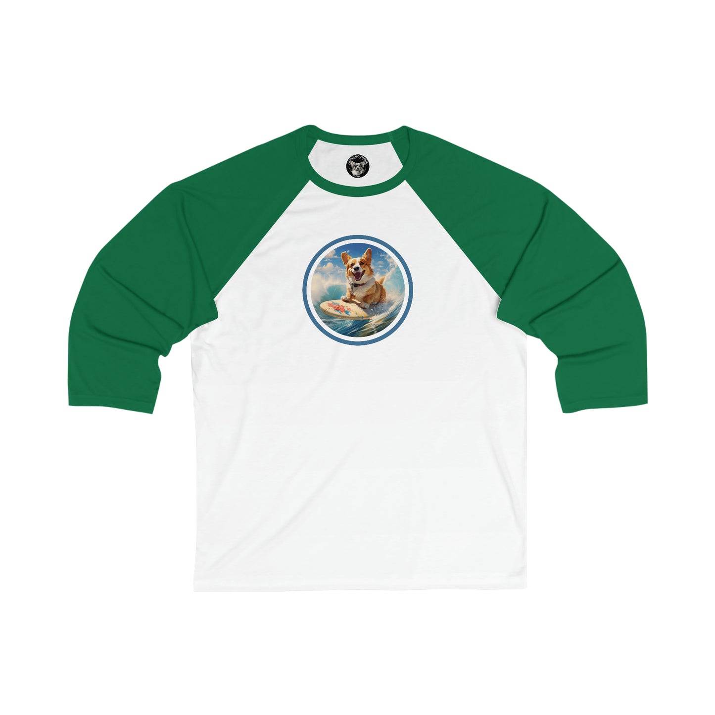 Cowabunga Corgi - Baseball Shirt