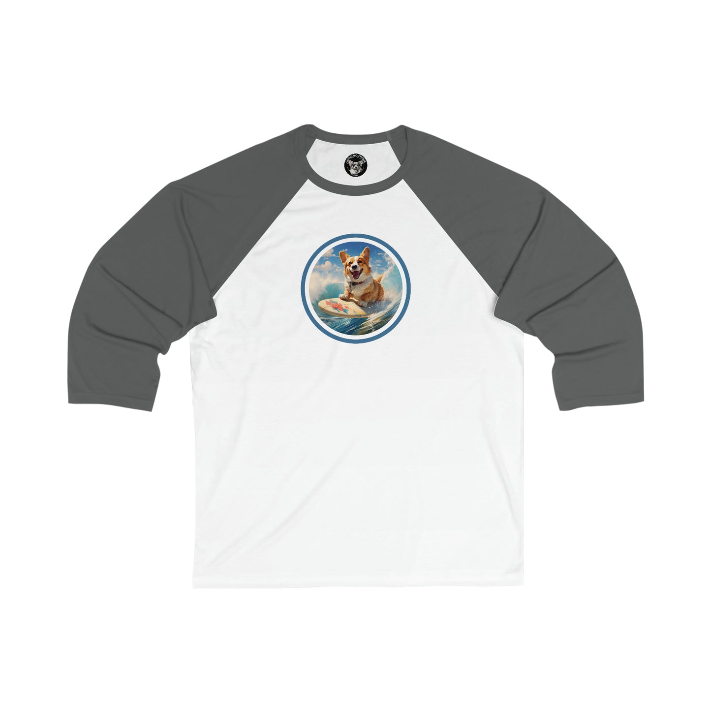 Cowabunga Corgi - Baseball Shirt