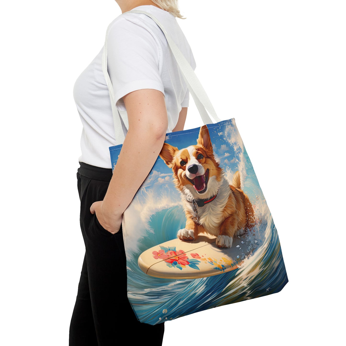 Cowabunga Corgi - Tote Bag