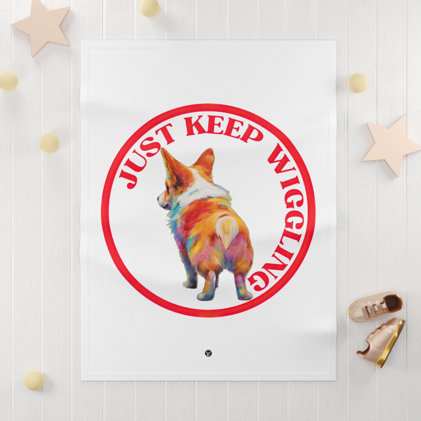 Just Keep Wiggling - Baby Blanket