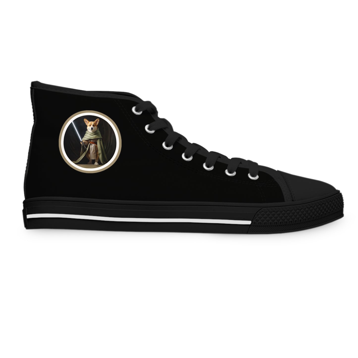 Jedi Corgi - Women's High Top Sneakers