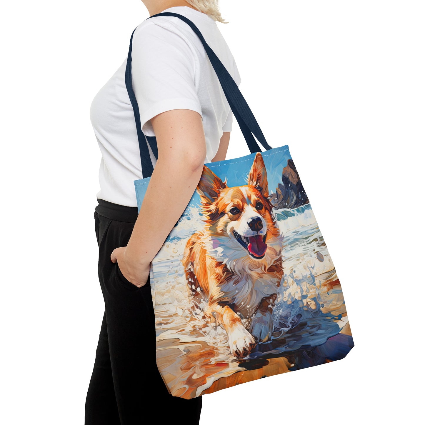 Coastal Corgi - Tote Bag